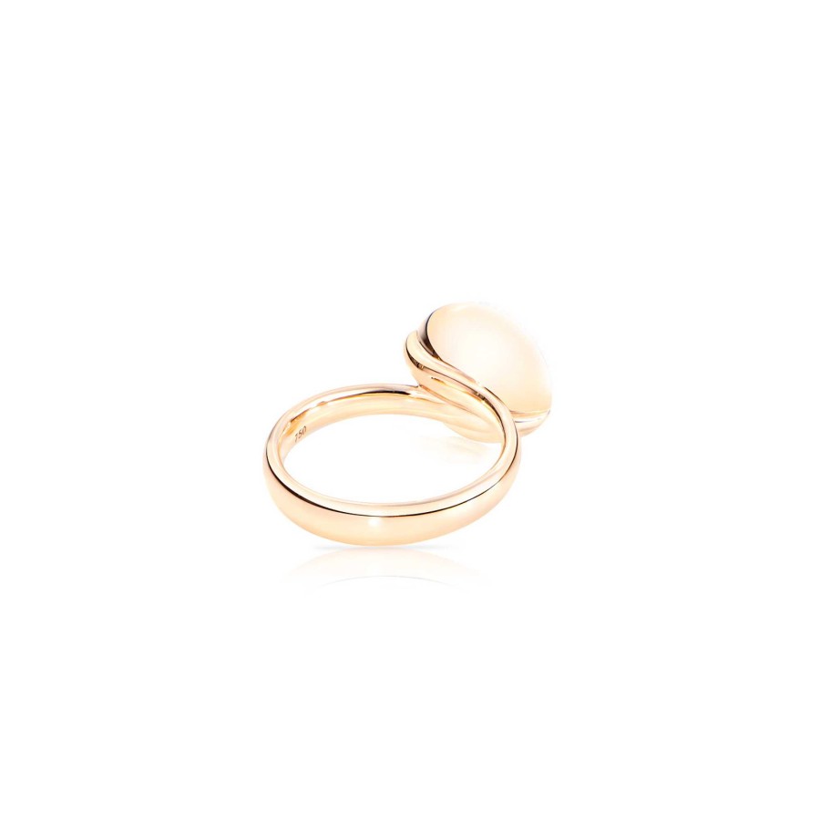 Ringe Tamara Comolli | Tamara Comolli - Bouton Ring Large Rosa Turmalin