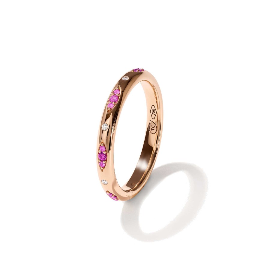 Ringe Tamara Comolli | Tamara Comolli - Gypsy Bandring Pav 'Blush'