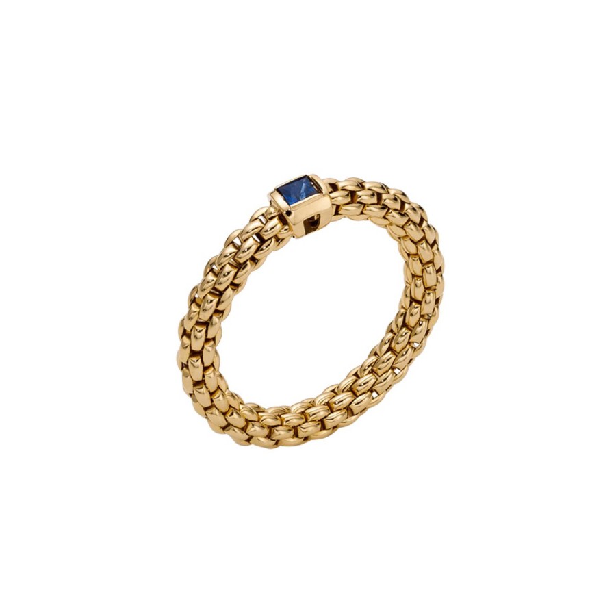 Ringe FOPE | Fope - Flex'It Souls Ring Mit Blauem Saphir