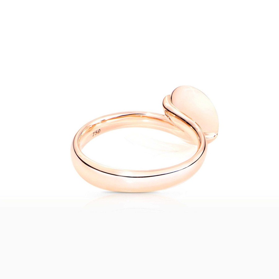 Ringe Tamara Comolli | Tamara Comolli - Bouton Ring Small Blauer Chalcedon