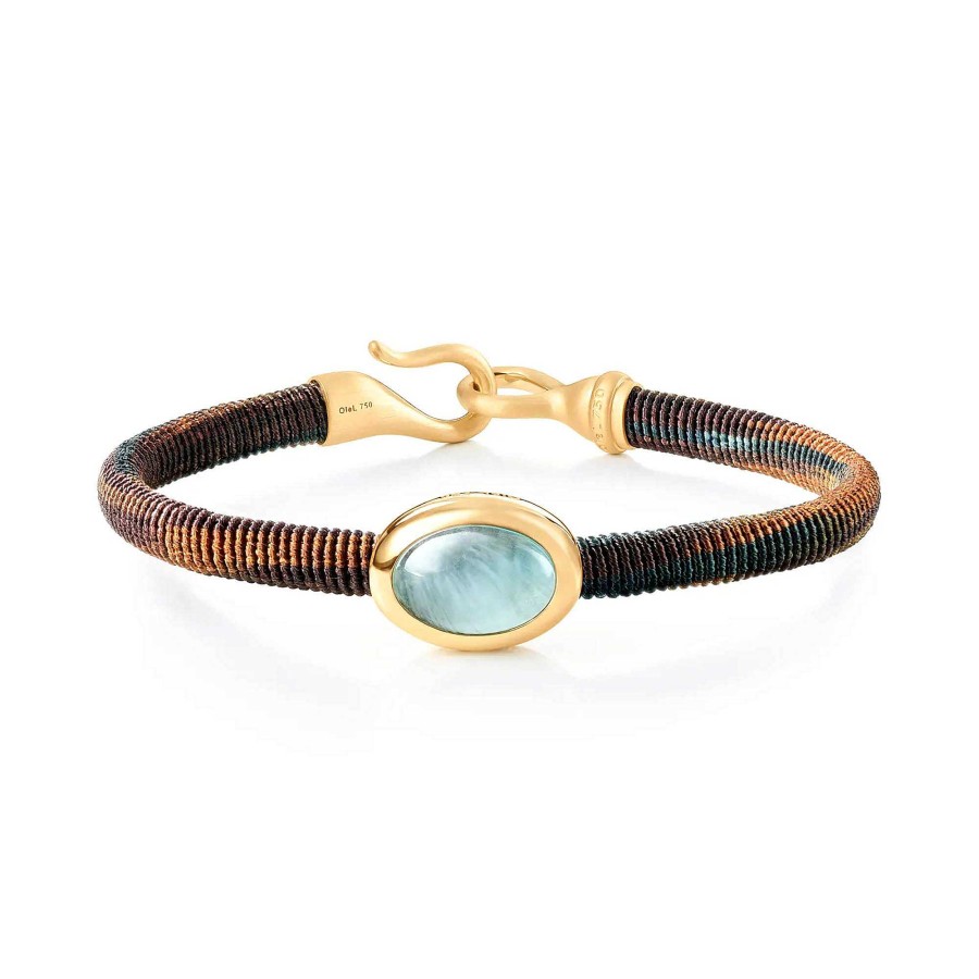 Herrenschmuck Ole Lynggaard Copenhagen | Ole Lynggaard Copenhagen - Life Armband Mit Aquamarin