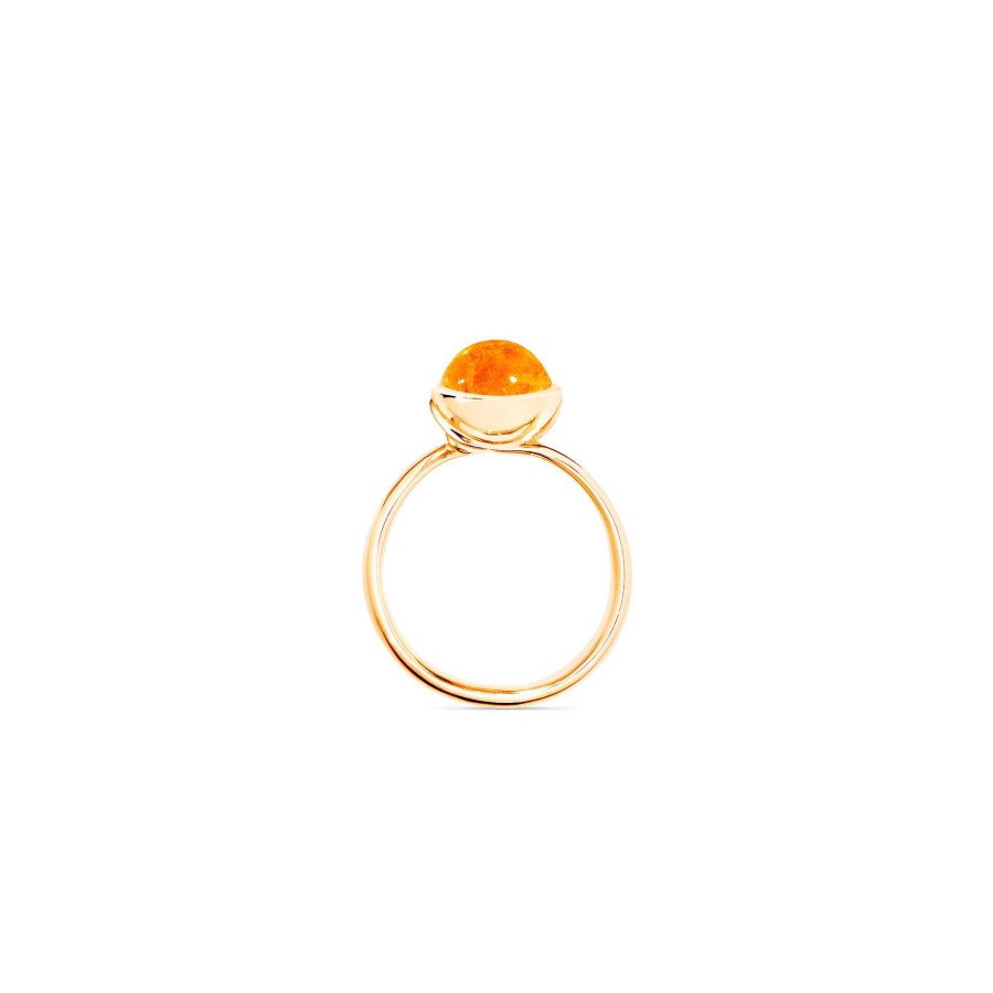 Ringe Tamara Comolli | Tamara Comolli - Bouton Ring Small Mandarin Granat