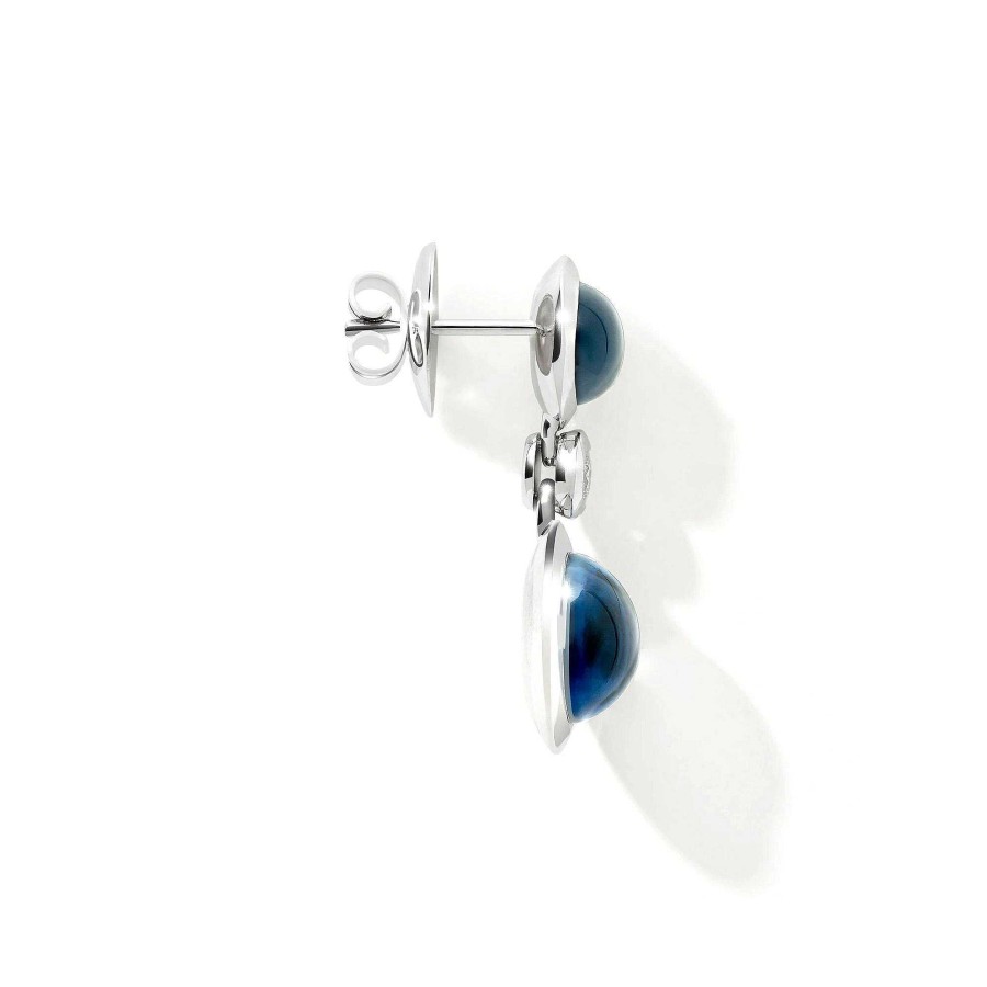 Ohrschmuck Tamara Comolli | Tamara Comolli - Bouton 2 Cabochon Ohrh Nger Sky