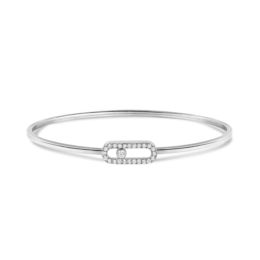 Armschmuck Messika | Messika - Move Uno Flex Armreif Mit Diamanten