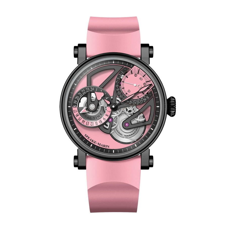 Herrenuhren Speake-Marin | Speake-Marin - Dual Time Pink