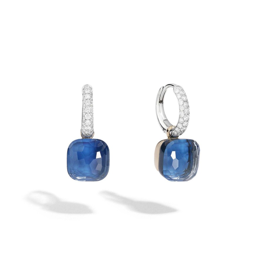 Ohrschmuck Pomellato | Pomellato - Nudo Deep Blue Klassische Ohrh Nger