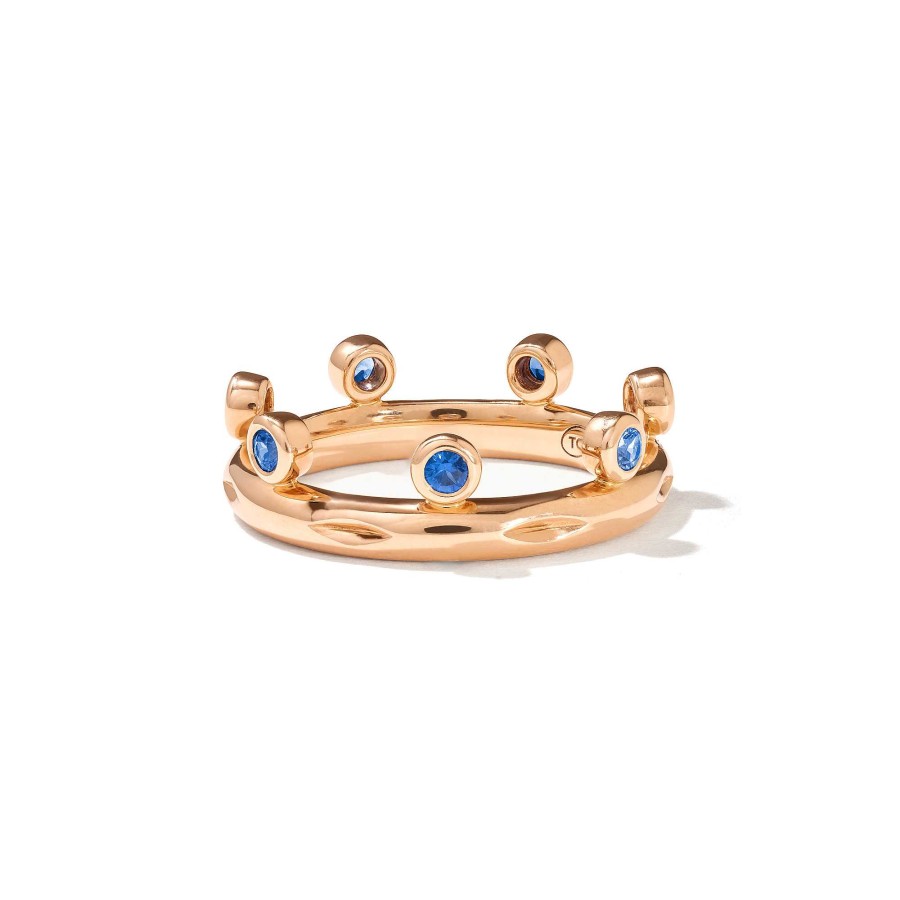 Ringe Tamara Comolli | Tamara Comolli - Gypsy Ring Crown Brilliant Cut 'Ocean'