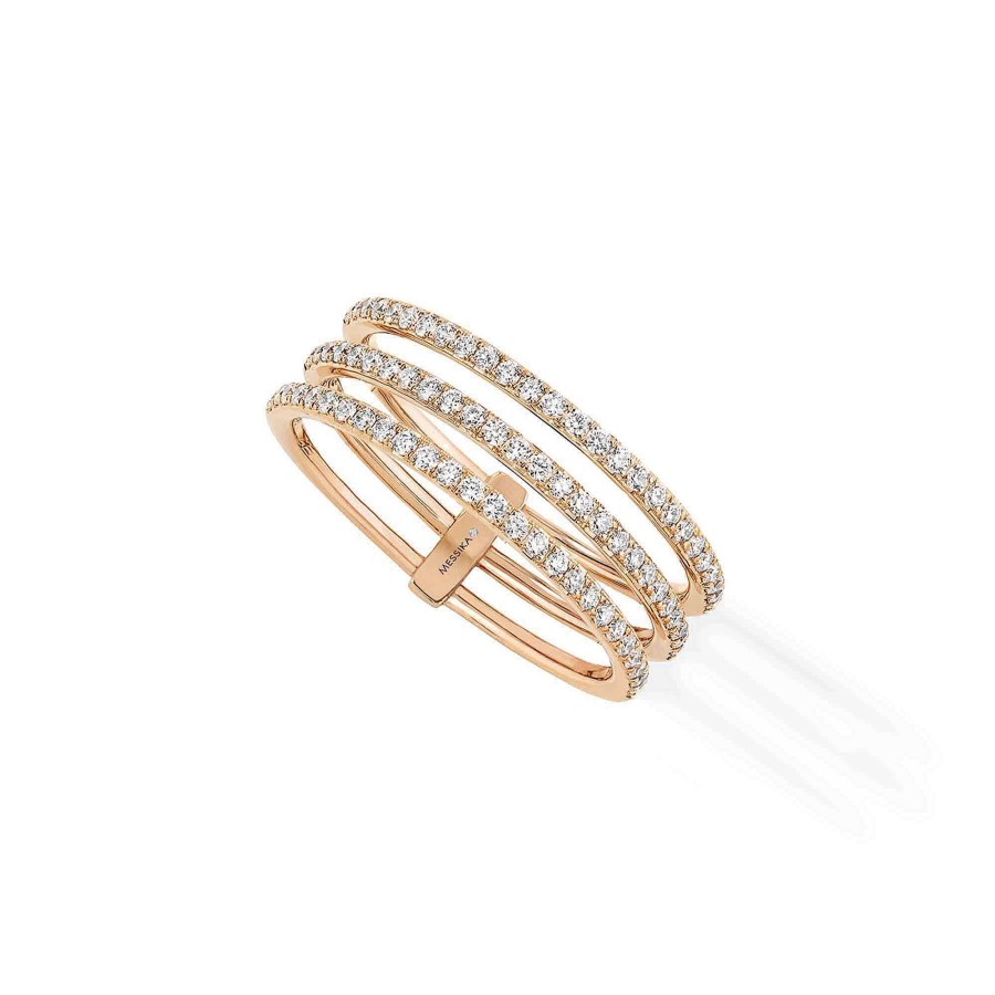 Ringe Messika | Messika - Gatsby 3 Rows Ring