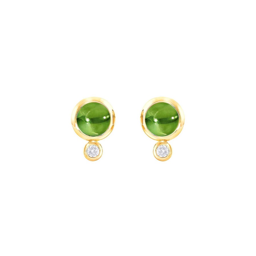 Ohrschmuck Tamara Comolli | Tamara Comolli - Bouton Ohrstecker Peridot