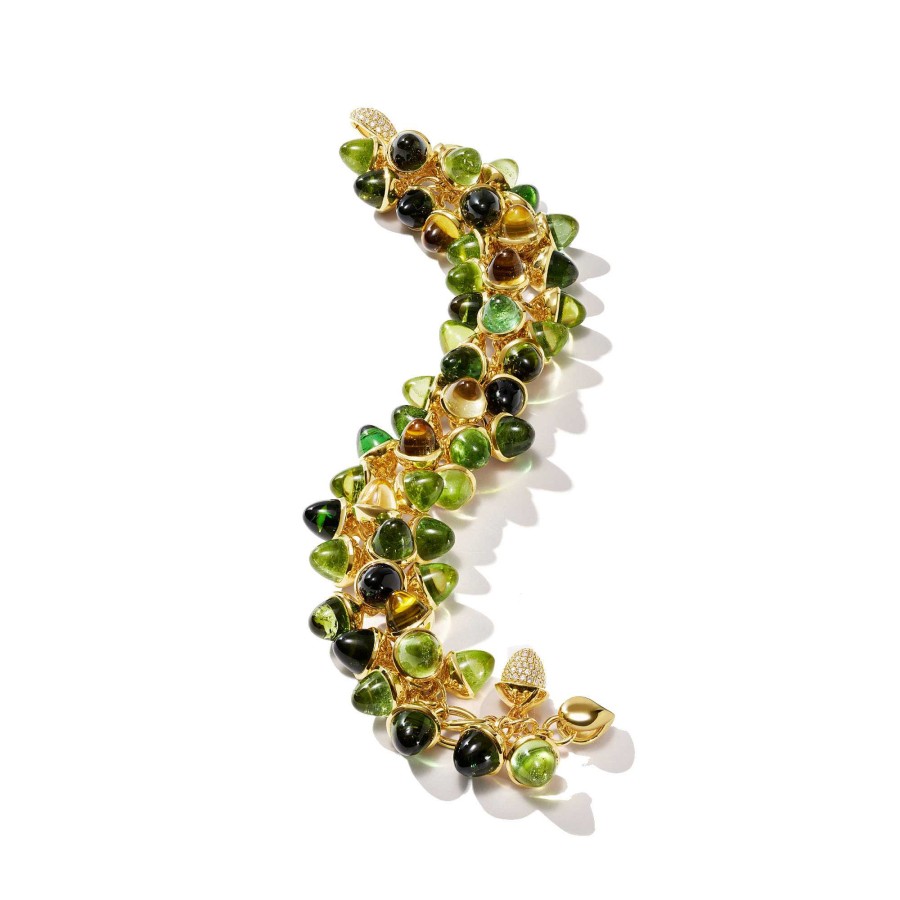 Armschmuck Tamara Comolli | Tamara Comolli - Mikado Armband Flamenco Charm 'Rainforest'