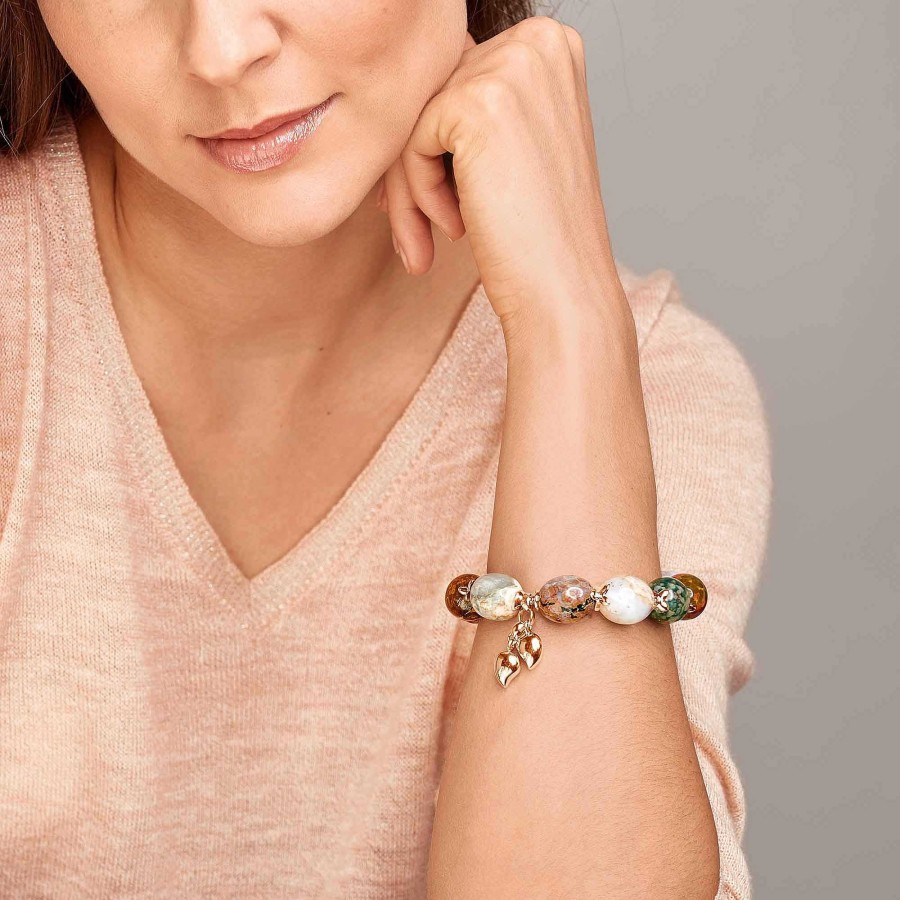 Armschmuck Tamara Comolli | Tamara Comolli - Coconut Armband Large Slip-On Ocean Jasper