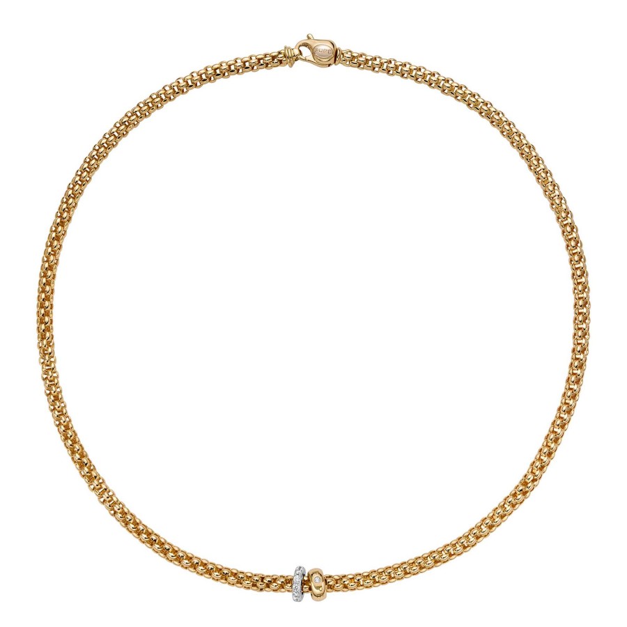 Halsschmuck FOPE | Fope - Flex'It Solo Collier Mit Diamanten