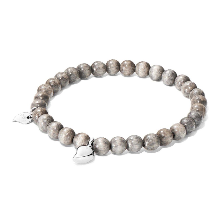 Herrenschmuck Tamara Comolli | Tamara Comolli - India Drop Armband Greywood Medium