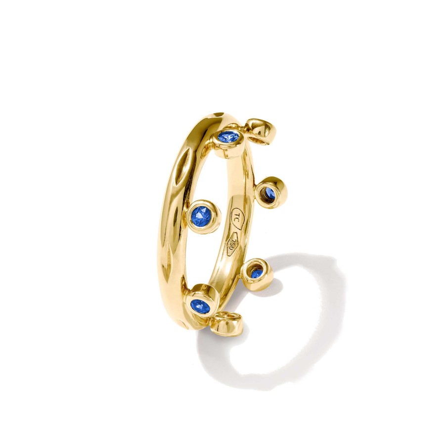 Ringe Tamara Comolli | Tamara Comolli - Gypsy Ring Crown Brilliant Cut 'Ocean'