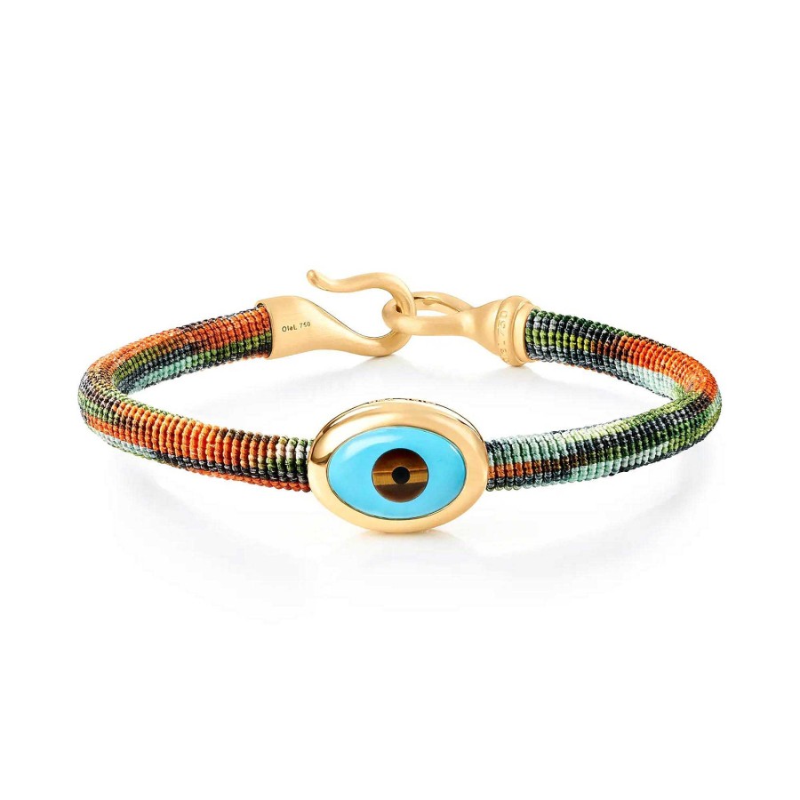 Herrenschmuck Ole Lynggaard Copenhagen | Ole Lynggaard Copenhagen - Life Armband Mit Evil Eye