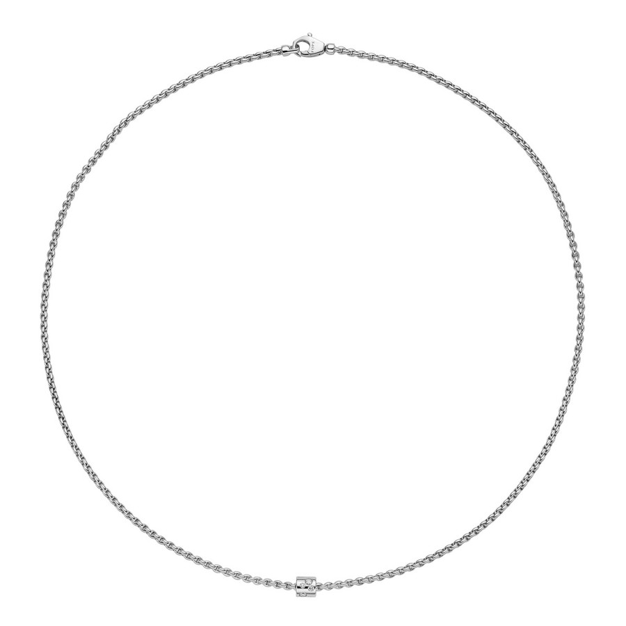 Halsschmuck FOPE | Fope - Aria Halskette Mit Diamanten