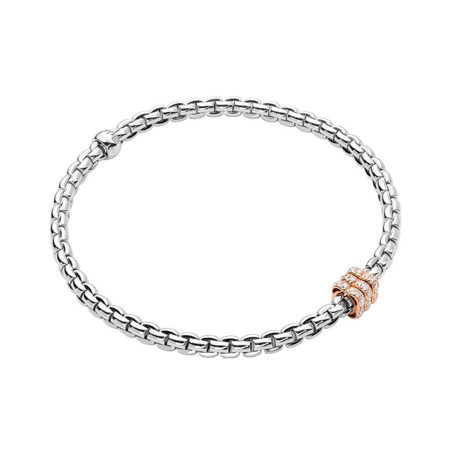 Armschmuck FOPE | Fope - Flex'It Eka Armband Mit Diamanten