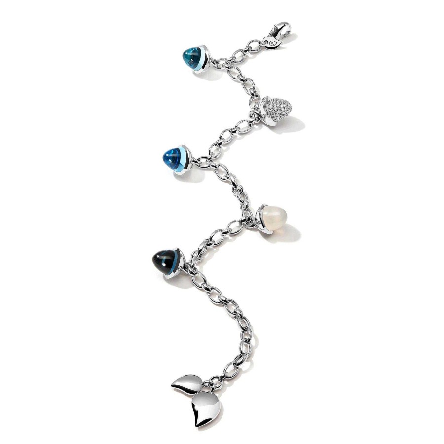 Armschmuck Tamara Comolli | Tamara Comolli - Mikado Flamenco Charm Armband Ocean Mit Diamond Pav