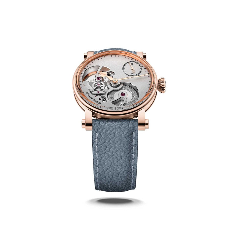 Herrenuhren Speake-Marin | Speake-Marin - Openworked Sandblasted Red Gold