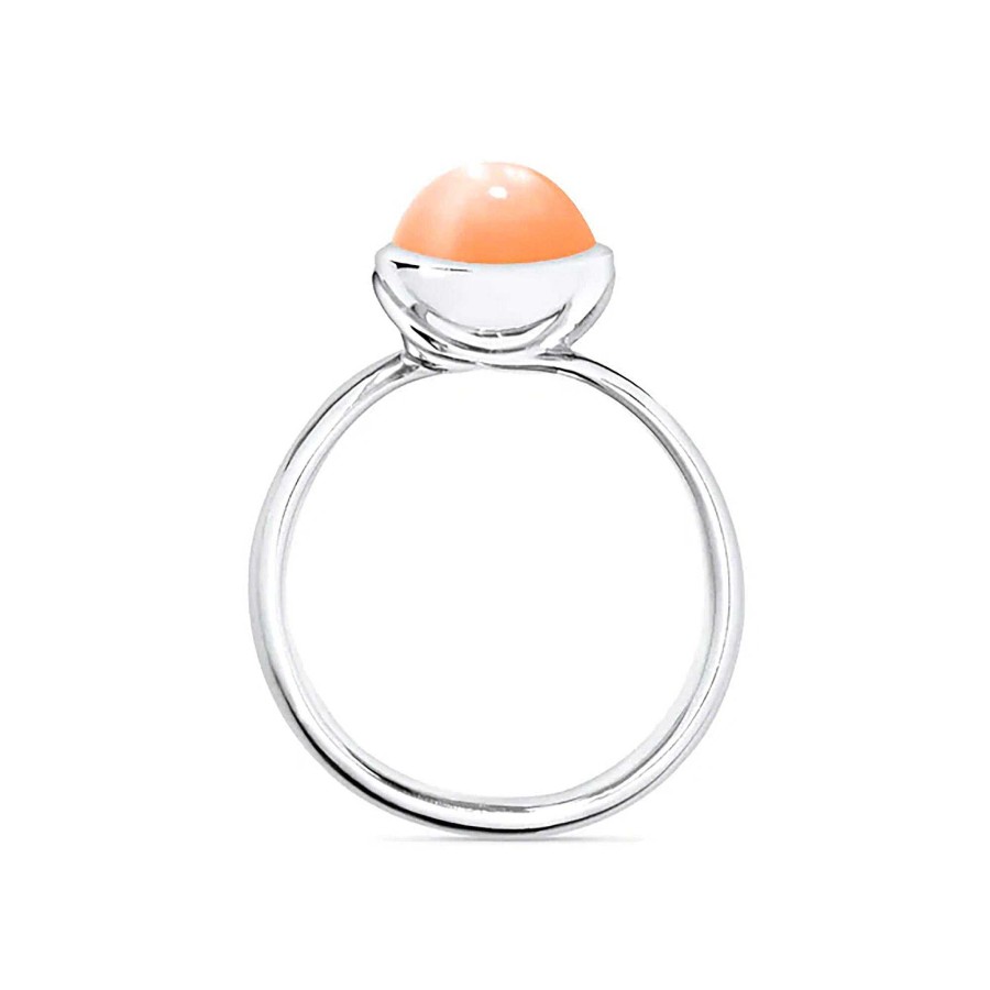 Ringe Tamara Comolli | Tamara Comolli - Bouton Ring Small Oranger Mondstein