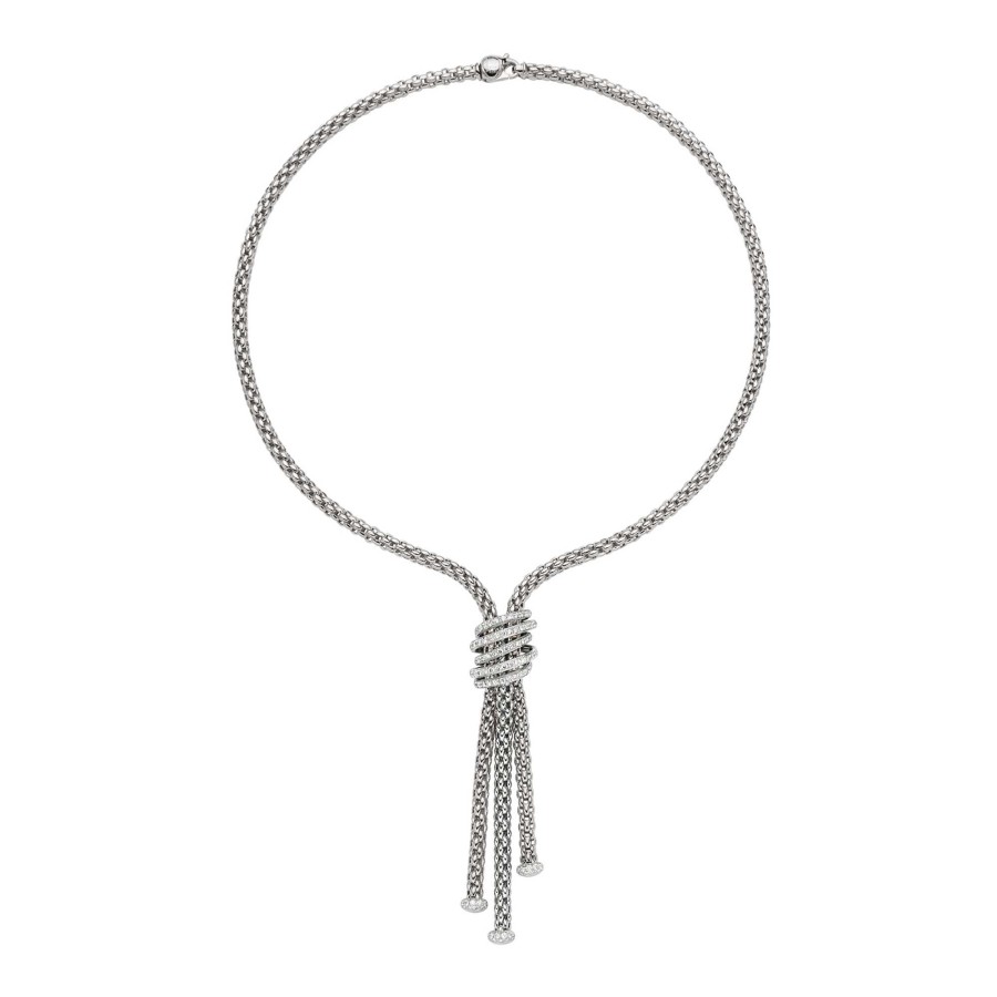 Halsschmuck FOPE | Fope - Halskette Solo Mit Diamanten Ausgefa T