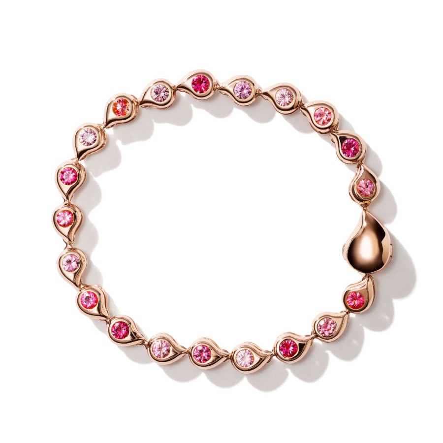 Armschmuck Tamara Comolli | Tamara Comolli - Snowflakes Armband Rivi Re Classic / 'Blush'