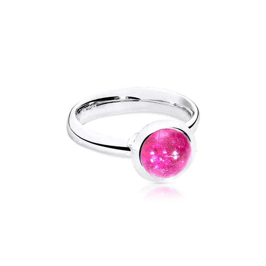 Ringe Tamara Comolli | Tamara Comolli - Bouton Ring Small Rosa Turmalin