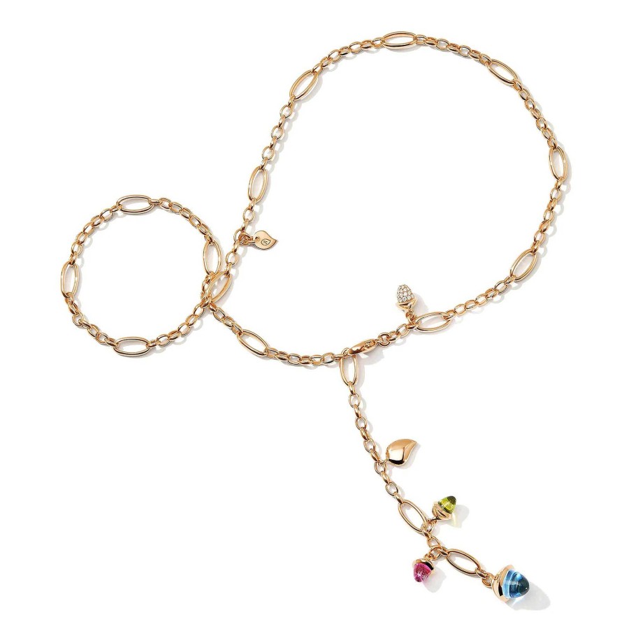 Halsschmuck Tamara Comolli | Tamara Comolli - Mikado Collier Delicate Candy Mit Diamond Pav