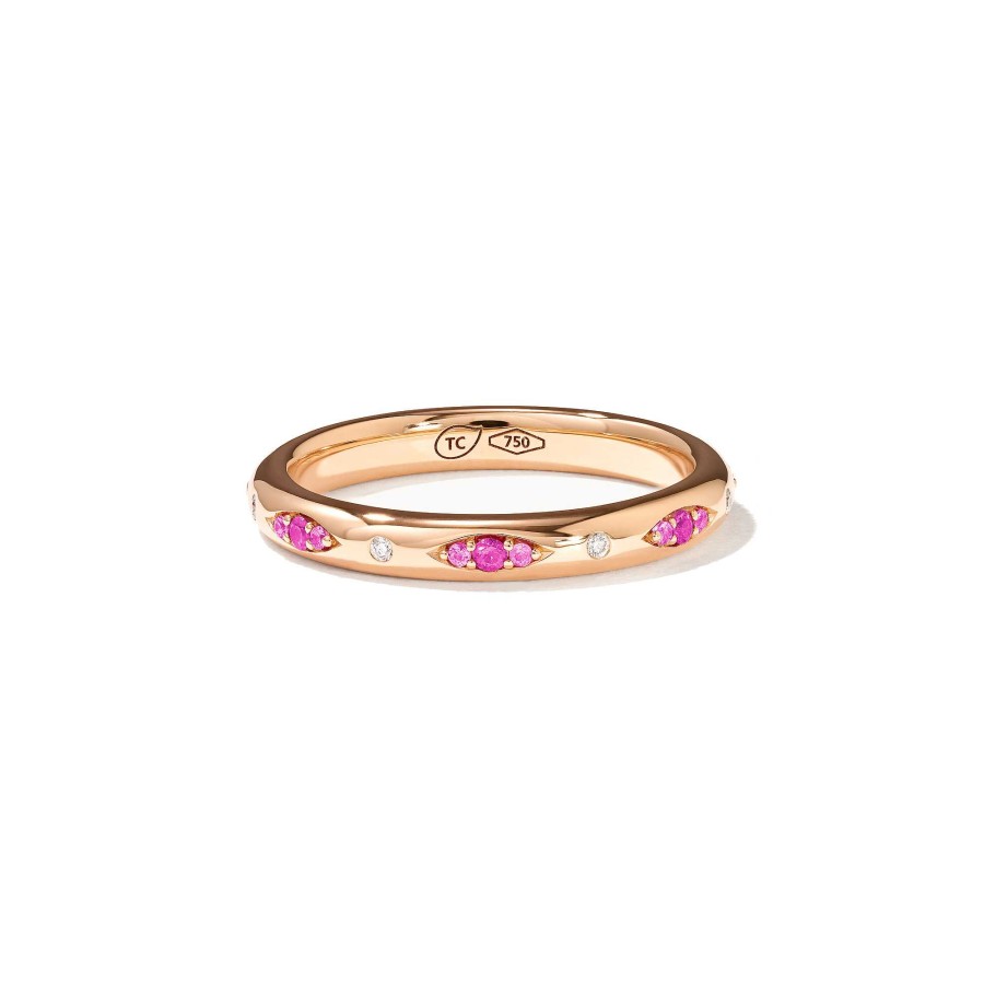 Ringe Tamara Comolli | Tamara Comolli - Gypsy Bandring Pav 'Blush'