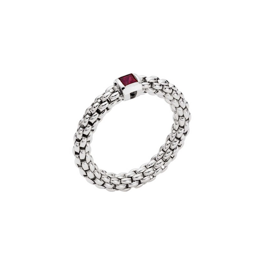 Ringe FOPE | Fope - Flex'It Souls Ring Mit Rubin