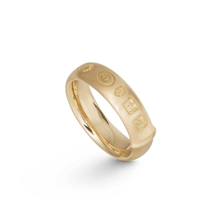 Ringe Ole Lynggaard Copenhagen | Ole Lynggaard Copenhagen - Julius Herrenring Gelbgold