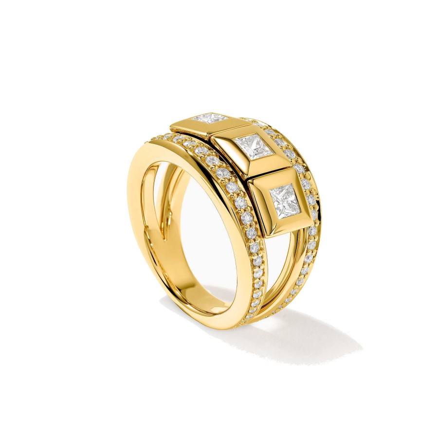 Ringe Tamara Comolli | Tamara Comolli - Curriculum Vitae Ring 3 Mit Diamant Pav Small