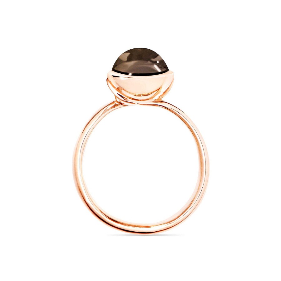 Ringe Tamara Comolli | Tamara Comolli - Bouton Ring Small Rauchquarz