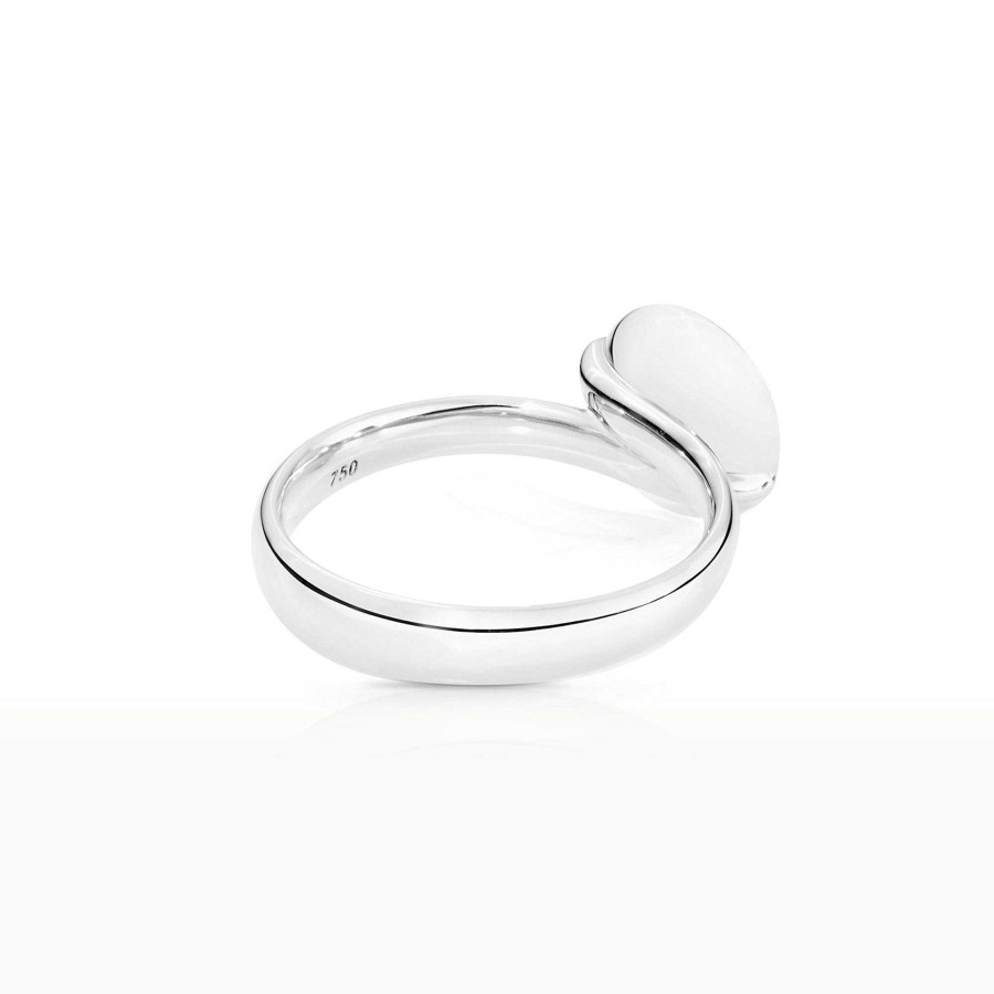 Ringe Tamara Comolli | Tamara Comolli - Bouton Ring Small Brauner Mondstein