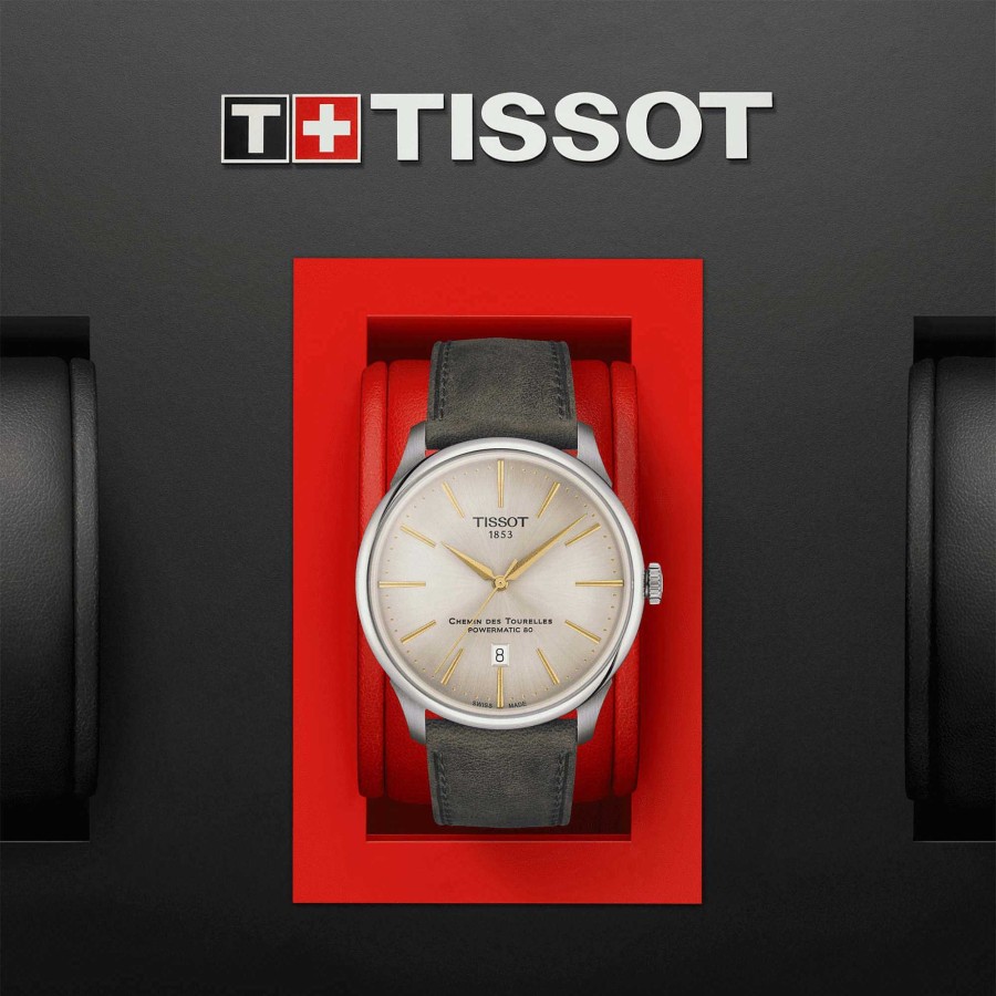 Herrenuhren Tissot | Tissot - Tissot Chemin Des Tourelles Powermatic 80 42 Mm