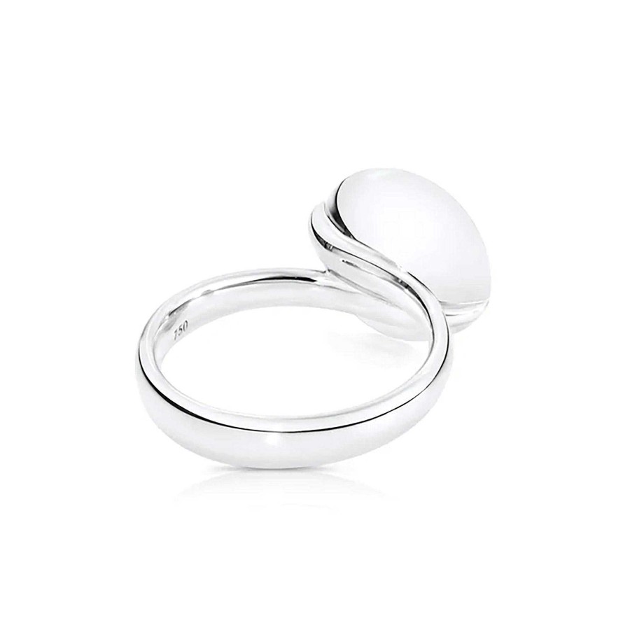 Ringe Tamara Comolli | Tamara Comolli - Bouton Ring Large Oranger Mondstein