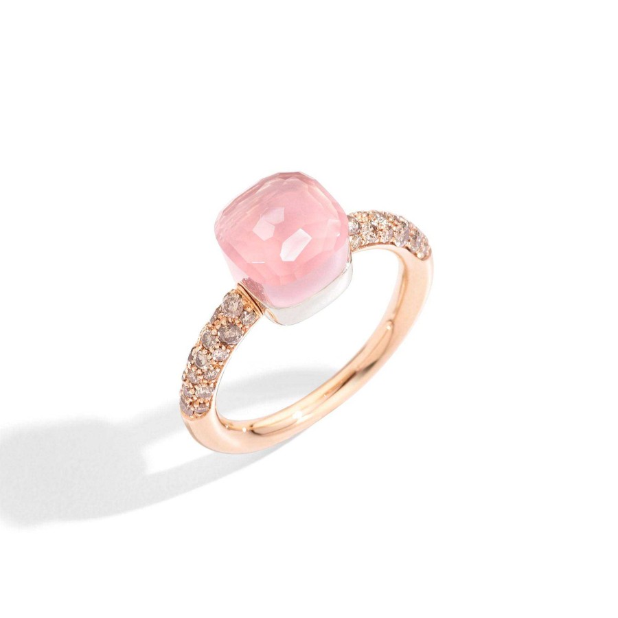 Ringe Pomellato | Pomellato - Nudo Rosenquarz Kleiner Ring