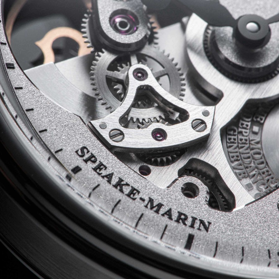 Herrenuhren Speake-Marin | Speake-Marin - Openworked Sandblasted Titanium