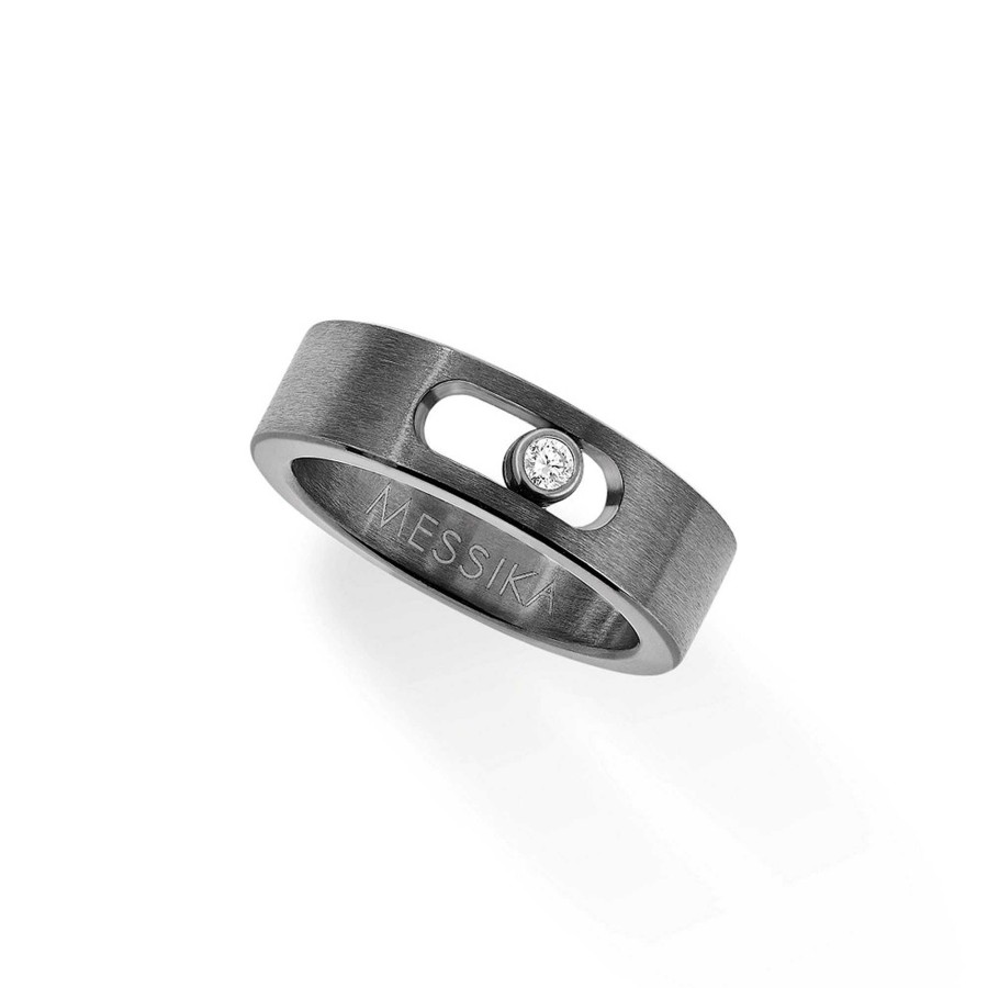 Ringe Messika | Messika - Move Titanium Graphite Pm Ring