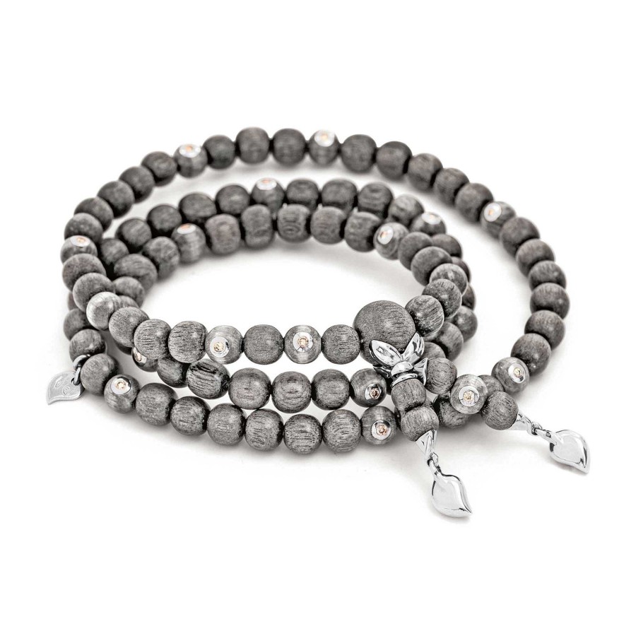 Armschmuck Tamara Comolli | Tamara Comolli - India Armband Diamanten Medium Greywood