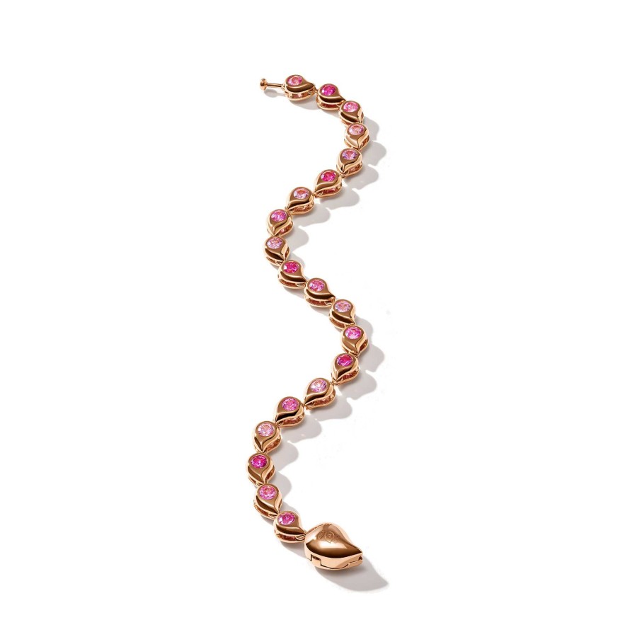 Armschmuck Tamara Comolli | Tamara Comolli - Snowflakes Armband Rivi Re Classic / 'Blush'