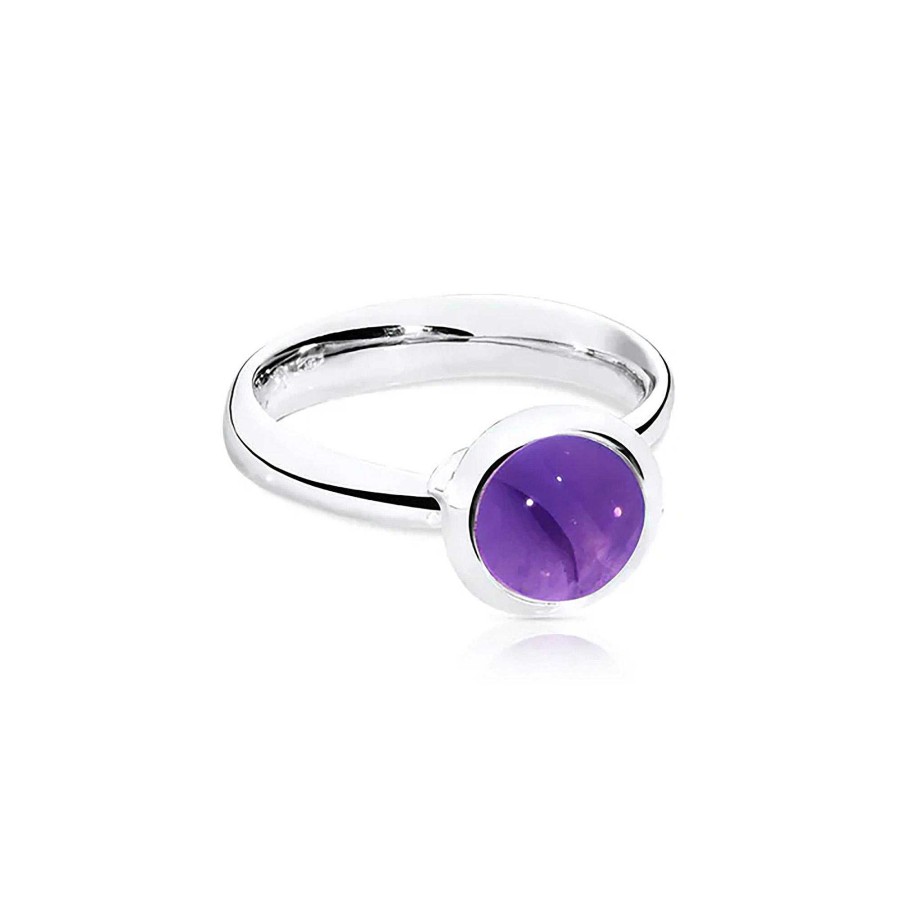 Ringe Tamara Comolli | Tamara Comolli - Bouton Ring Small Amethyst