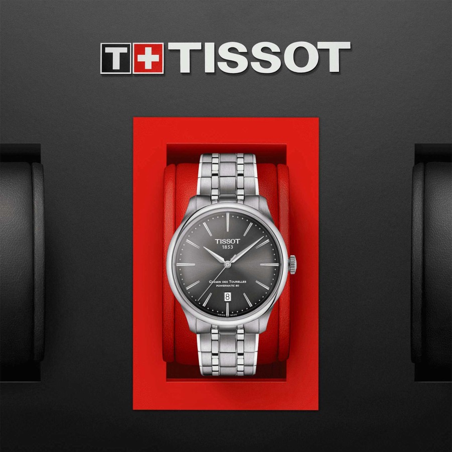 Herrenuhren Tissot | Tissot - Tissot Chemin Des Tourelles Powermatic 80 39 Mm