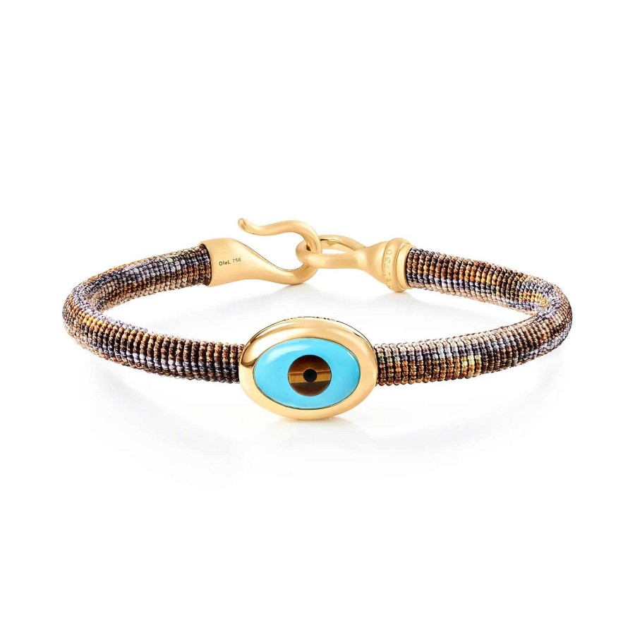 Herrenschmuck Ole Lynggaard Copenhagen | Ole Lynggaard Copenhagen - Life Armband Mit Evil Eye