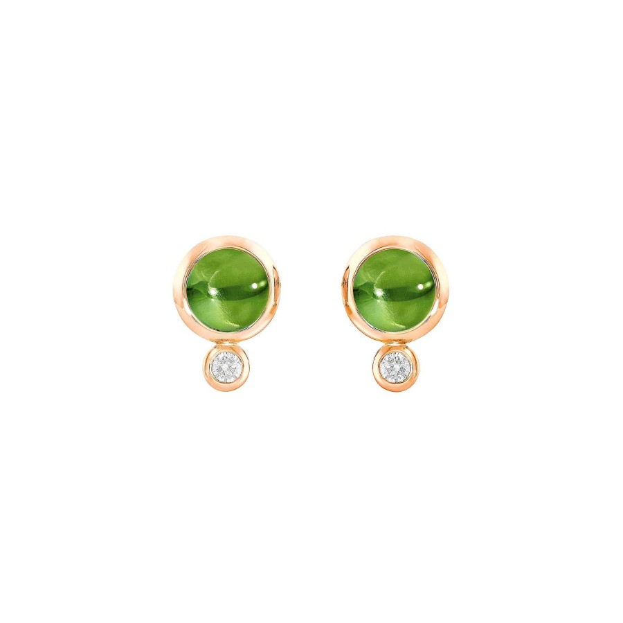 Ohrschmuck Tamara Comolli | Tamara Comolli - Bouton Ohrstecker Peridot