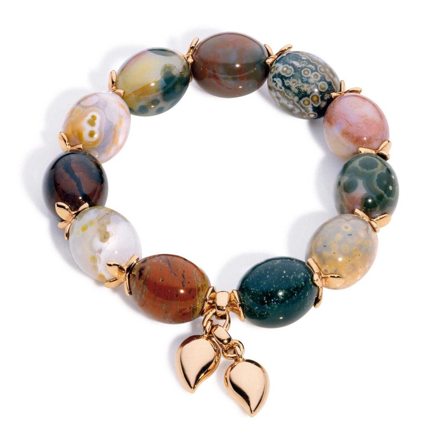 Armschmuck Tamara Comolli | Tamara Comolli - Coconut Armband Large Slip-On Ocean Jasper