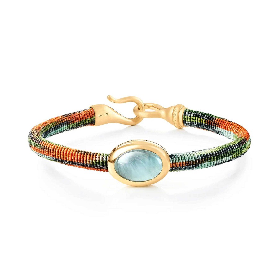 Herrenschmuck Ole Lynggaard Copenhagen | Ole Lynggaard Copenhagen - Life Armband Mit Aquamarin