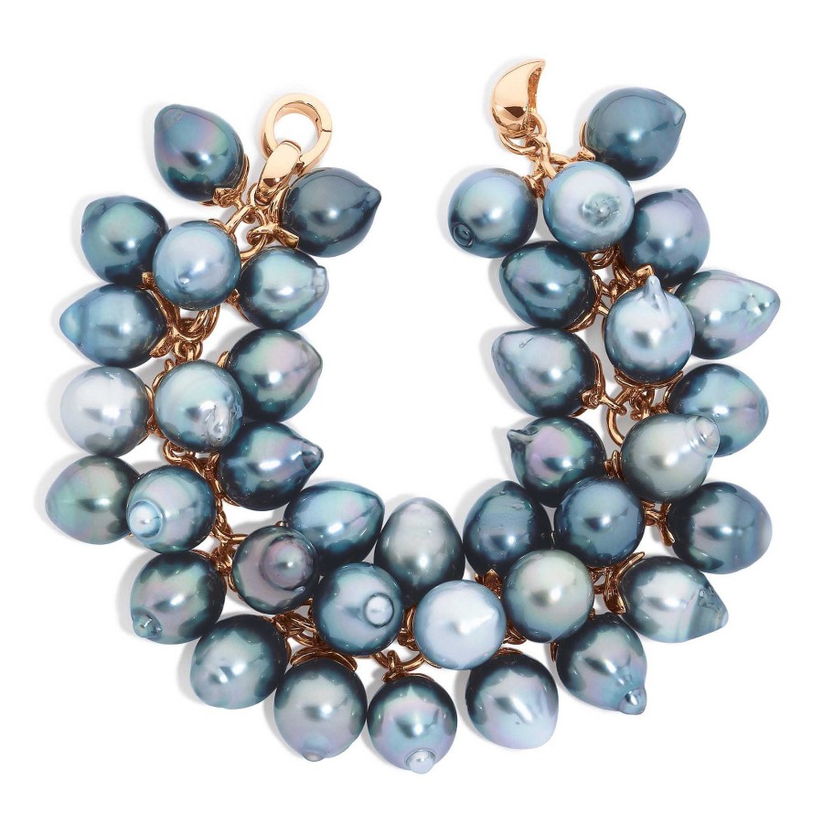 Armschmuck Tamara Comolli | Tamara Comolli - Tahitian Grapes Armband Tahitiperlen