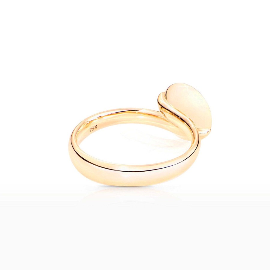 Ringe Tamara Comolli | Tamara Comolli - Bouton Ring Small Rosa Turmalin